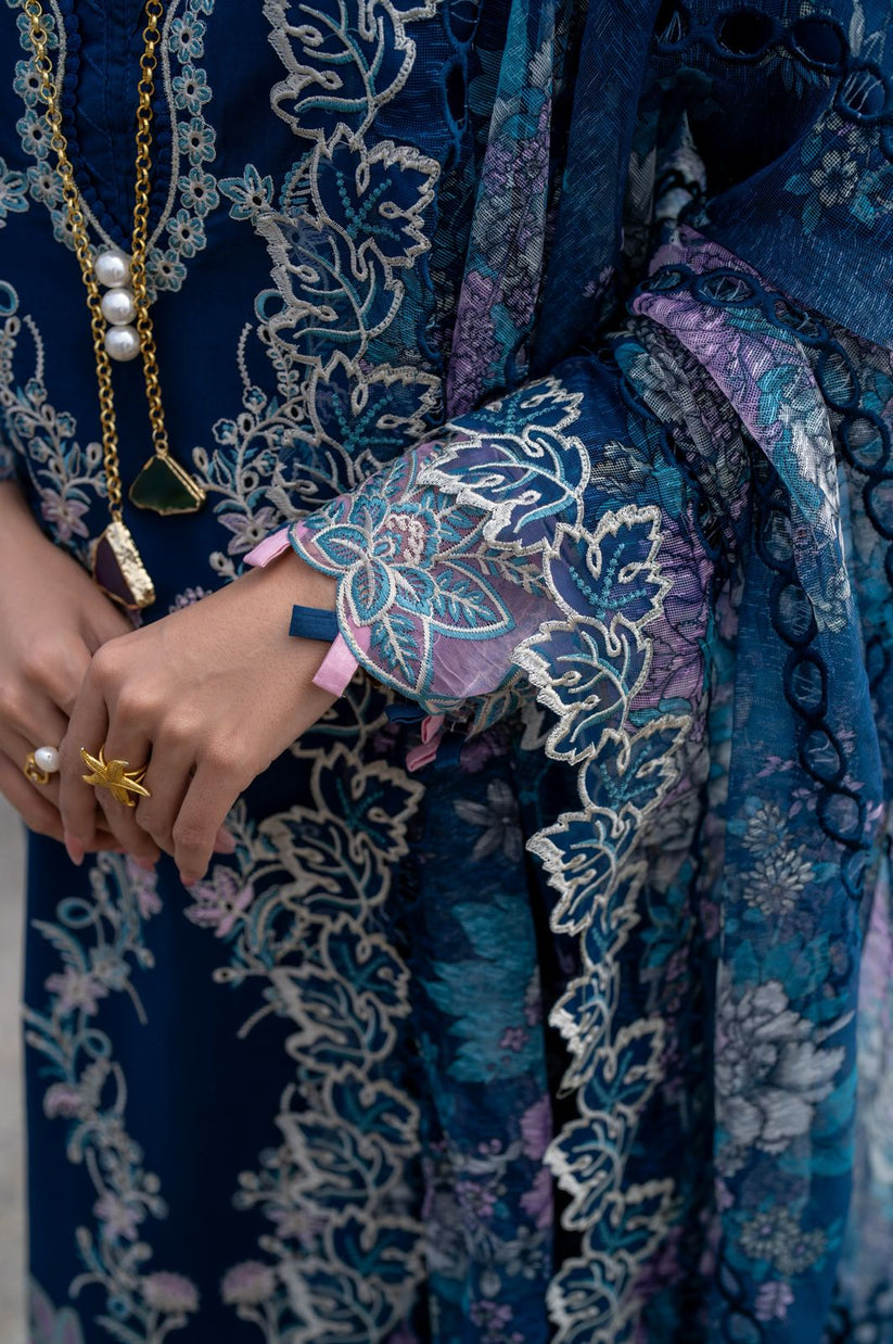 Aabyaan | Saagar Luxury Lawn 25 | AZURA (AS-03)