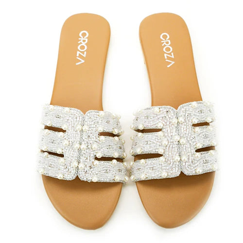 Brown Handwork Flats - Croza