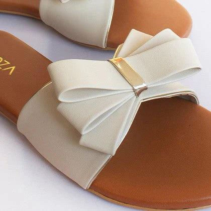 Off white Bow Flats - Croza