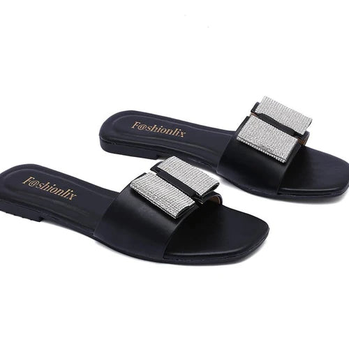 Head Tew Slippers Black - Fashionlix