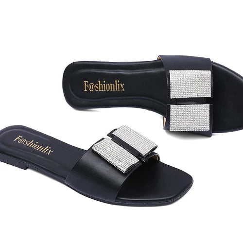 Head Tew Slippers Black - Fashionlix