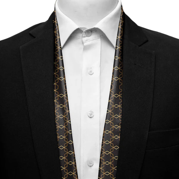 BLACK WOLF - BURBERRY CHOCOLATE MEN SCARF - Black Wolf