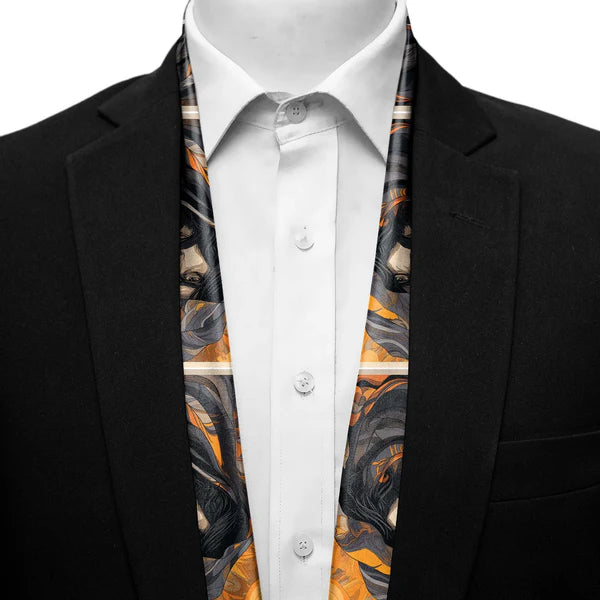 BLACK WOLF - ANGRY MAN SCARF - Black Wolf
