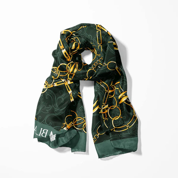 BLACK WOLF - LOOP CHAIN MEN SCARF - Black Wolf