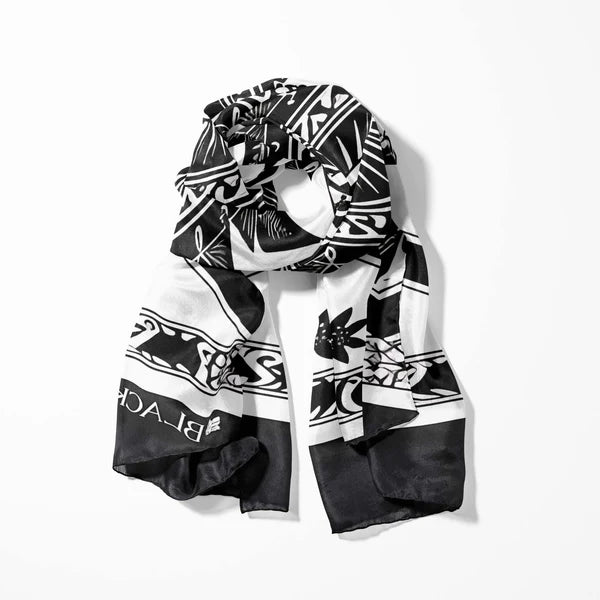 BLACK WOLF - ETHNIC MANDALA MEN SCARF - Black Wolf