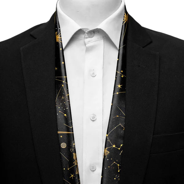 BLACK WOLF - DEER SUN MEN SCARF - Black Wolf