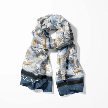 BLACK WOLF - LUXURY ARABIC MEN SCARF - Black Wolf