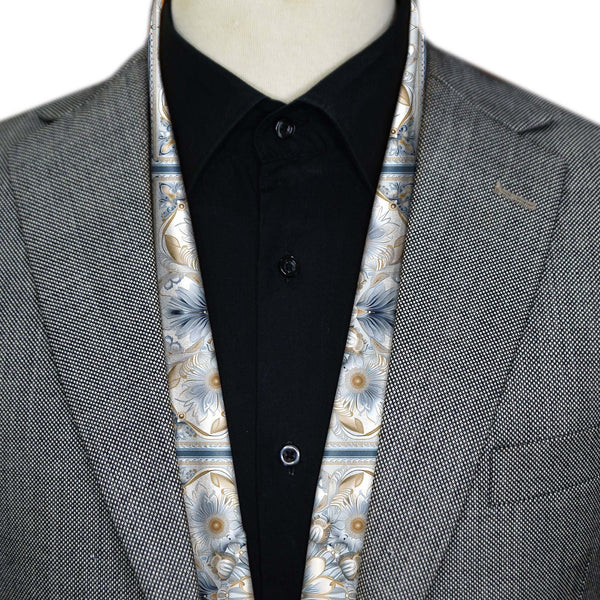 BLACK WOLF - LUXURY ARABIC MEN SCARF - Black Wolf