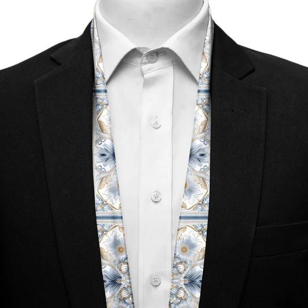 BLACK WOLF - LUXURY ARABIC MEN SCARF - Black Wolf