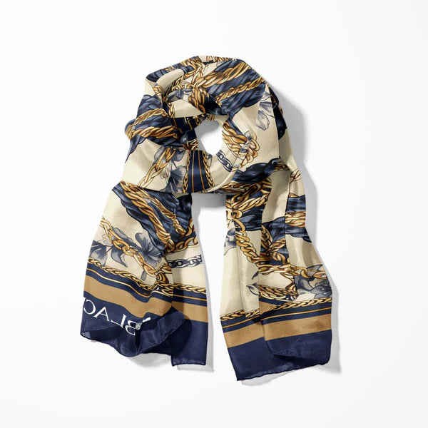 BLACK WOLF - NEW BELT CHAIN MEN SCARF - Black Wolf