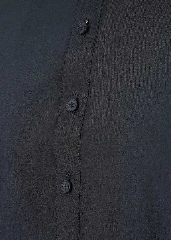 Gent Plain Basic Black Ban Collar - Grab By The Shoppe