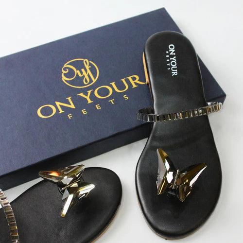 Swallowtail Butterfly (black) - On Your Feets