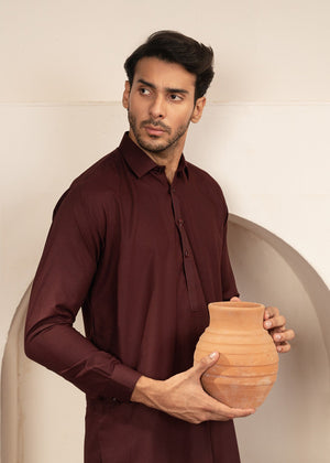 Buraq Maroon Collared
