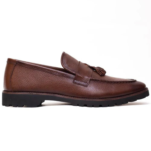 Tassel Casual Loafers - Light Brown - Jaunt