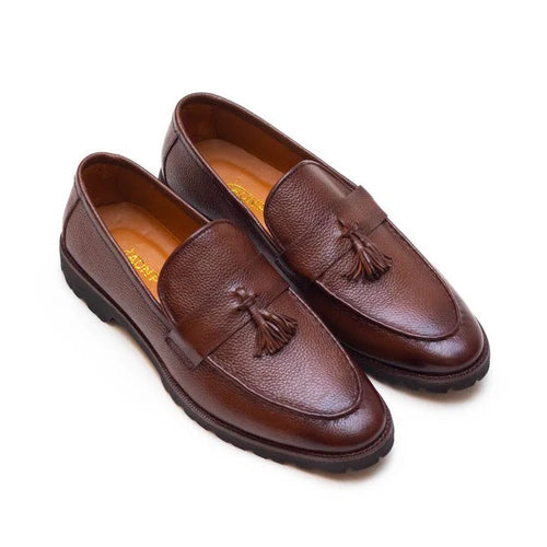 Tassel Casual Loafers - Light Brown - Jaunt
