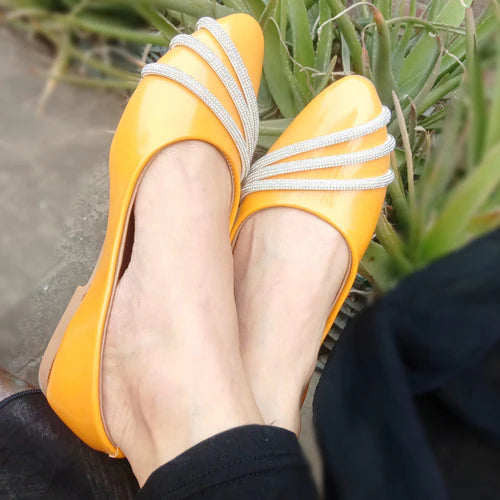 Yellow Pumps ST - Ikson Shoes