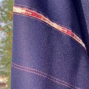 Kamaal Khan Swati Dhussa Shawl For Men - Navy Blue