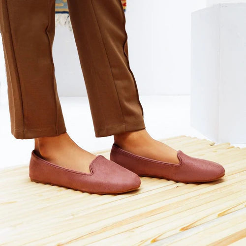 Tea Pink Loafers - JootiShooti