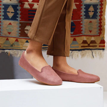 Tea Pink Loafers - JootiShooti