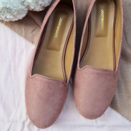 Tea Pink Loafers - JootiShooti