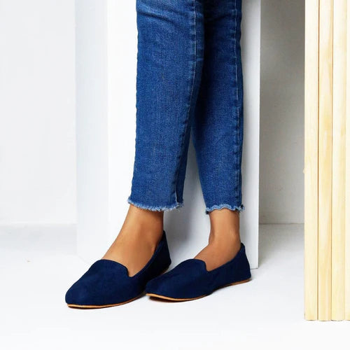Navy Blue Loafers - JootiShooti
