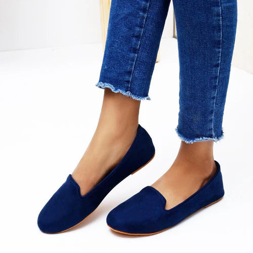 Navy Blue Loafers - JootiShooti