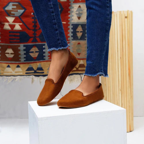 Camel Brown Loafers - JootiShooti