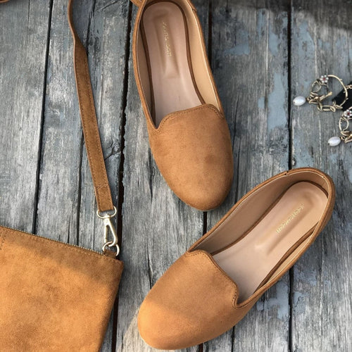 Camel Brown Loafers - JootiShooti