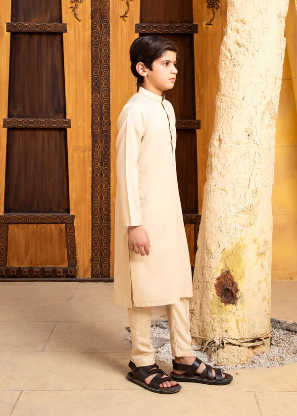 Ivory Skin Kurta Trouser - Shahjahan