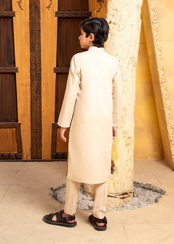 Ivory Skin Kurta Trouser - Shahjahan