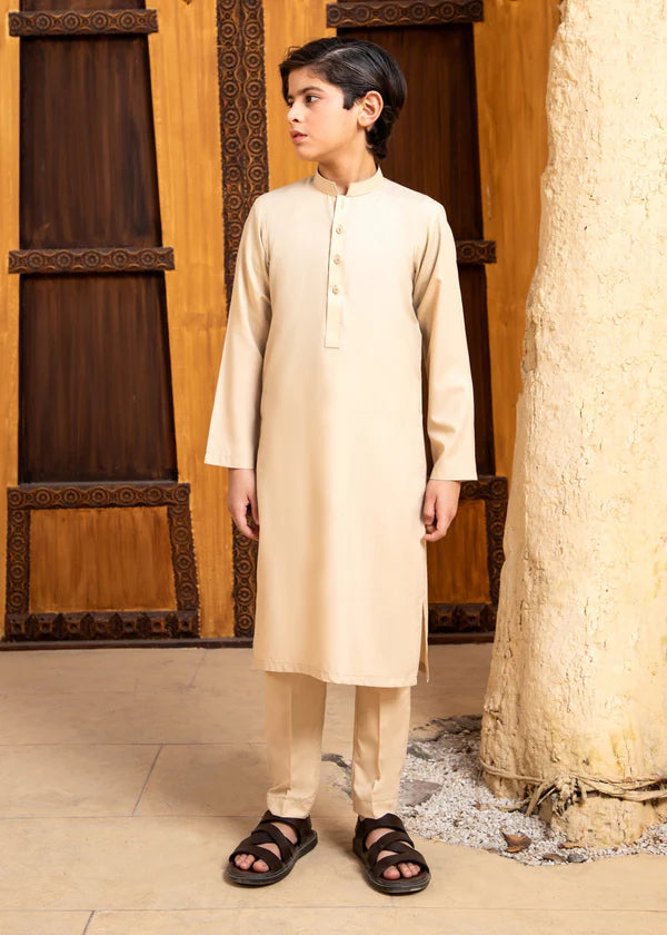 Ivory Skin Kurta Trouser - Shahjahan