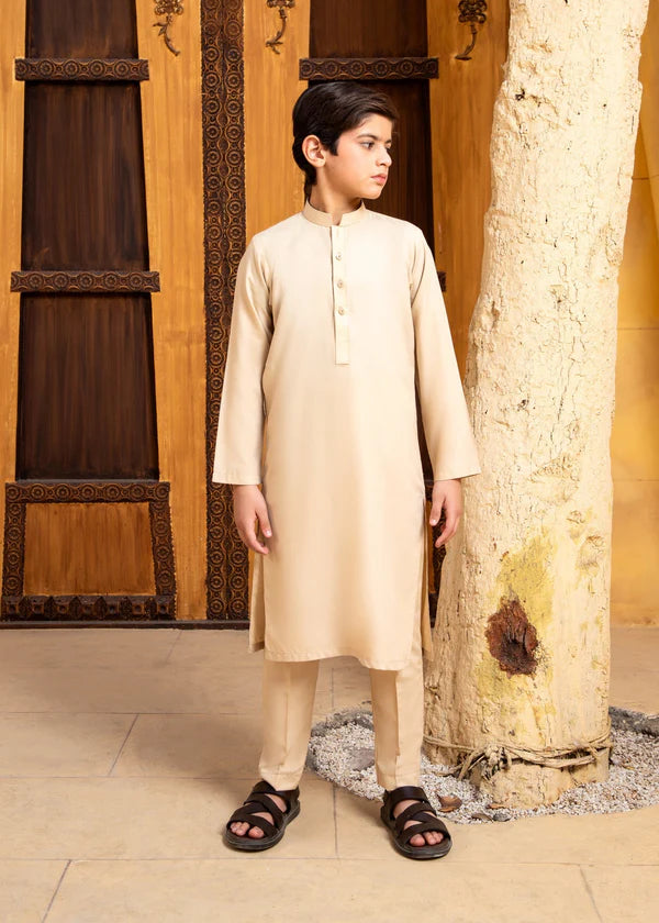 Ivory Skin Kurta Trouser - Shahjahan