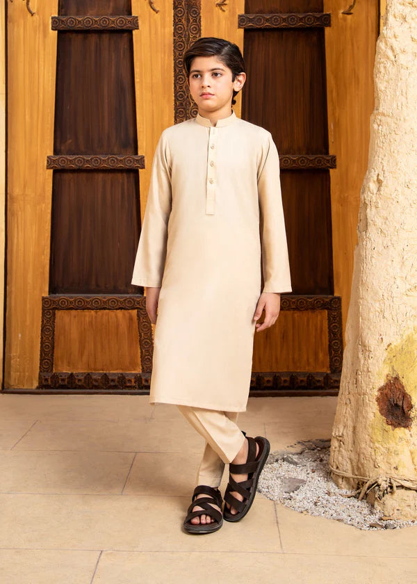 Ivory Skin Kurta Trouser - Shahjahan