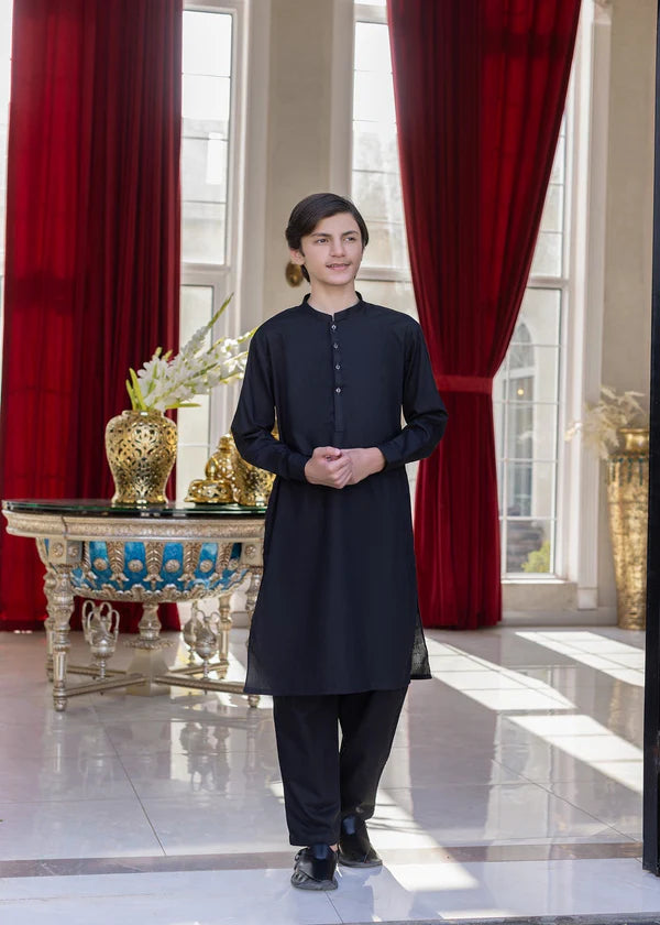 Cotton Black Kurta Trouser - Modernwear