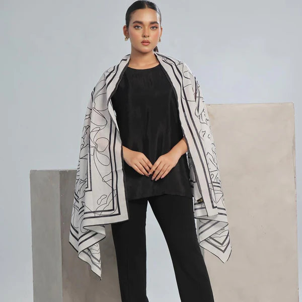 Floral Lawn Stole - Tng (The Next Generation)