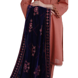 SHK-723 Navy Shawl