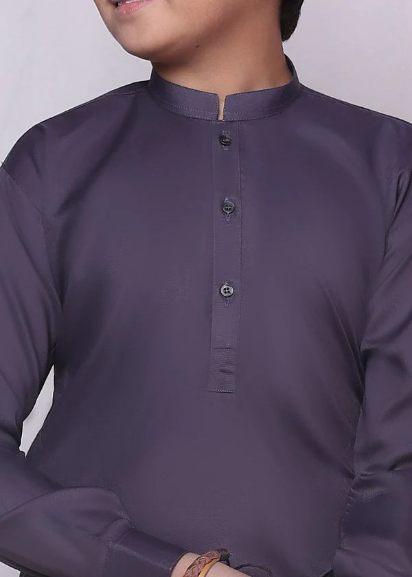 Soft Purple kurta trouser KT 56 - Hassan Jee