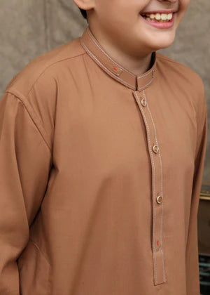 KID'S CAMAL BROWN KURTA SET - Maqsood Garments