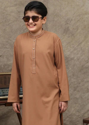KID'S CAMAL BROWN KURTA SET - Maqsood Garments
