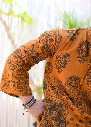 Number Three Clothing Naqoosh -Rustic Kurta Trouser