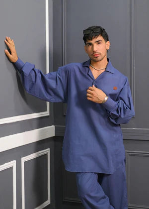 Number Three Clothing Azraq Oversized Kurta Trouser