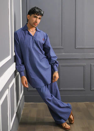 Number Three Clothing Azraq Oversized Kurta Trouser