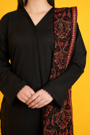 SHK-673 Black Shawl