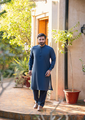 Narkin’s Stitched Kurta & Trouser (SPS32) Teal