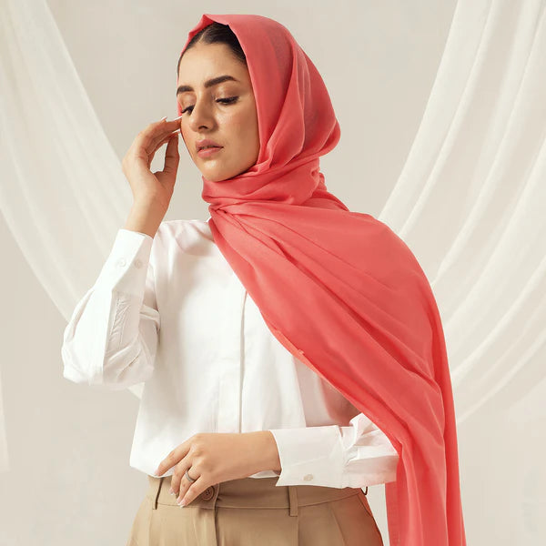 Eco-Luxe Scarves & Hijabs - Flamingo