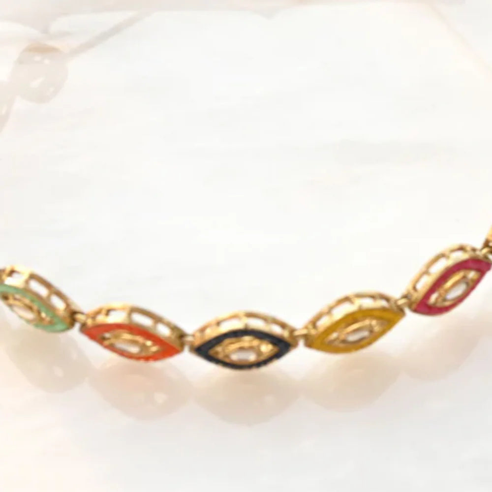 Vintage Colorful Zircon Hair Band - Stylez Hub