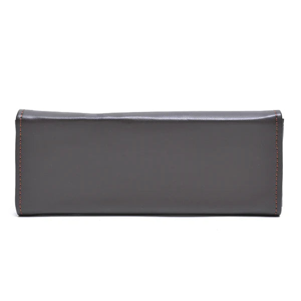 B8153-CHOCLATE BROWN WALLET - Wear Studio