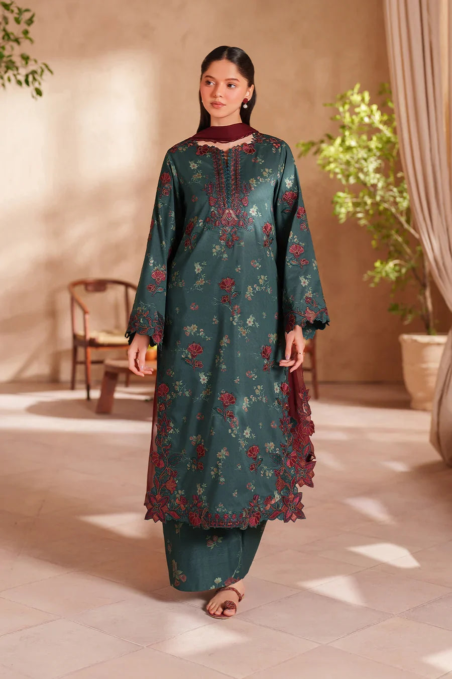 Iznik | Festive Lawn '26 | EL-11 Embroidered Lawn