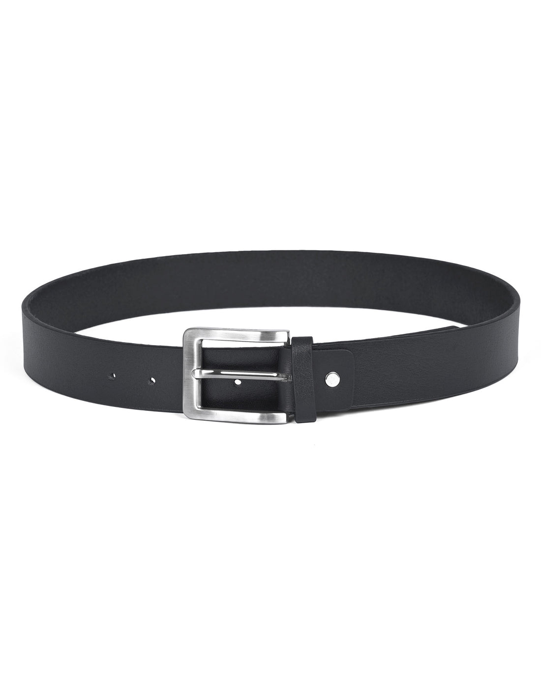 Black Plain Casual Belt