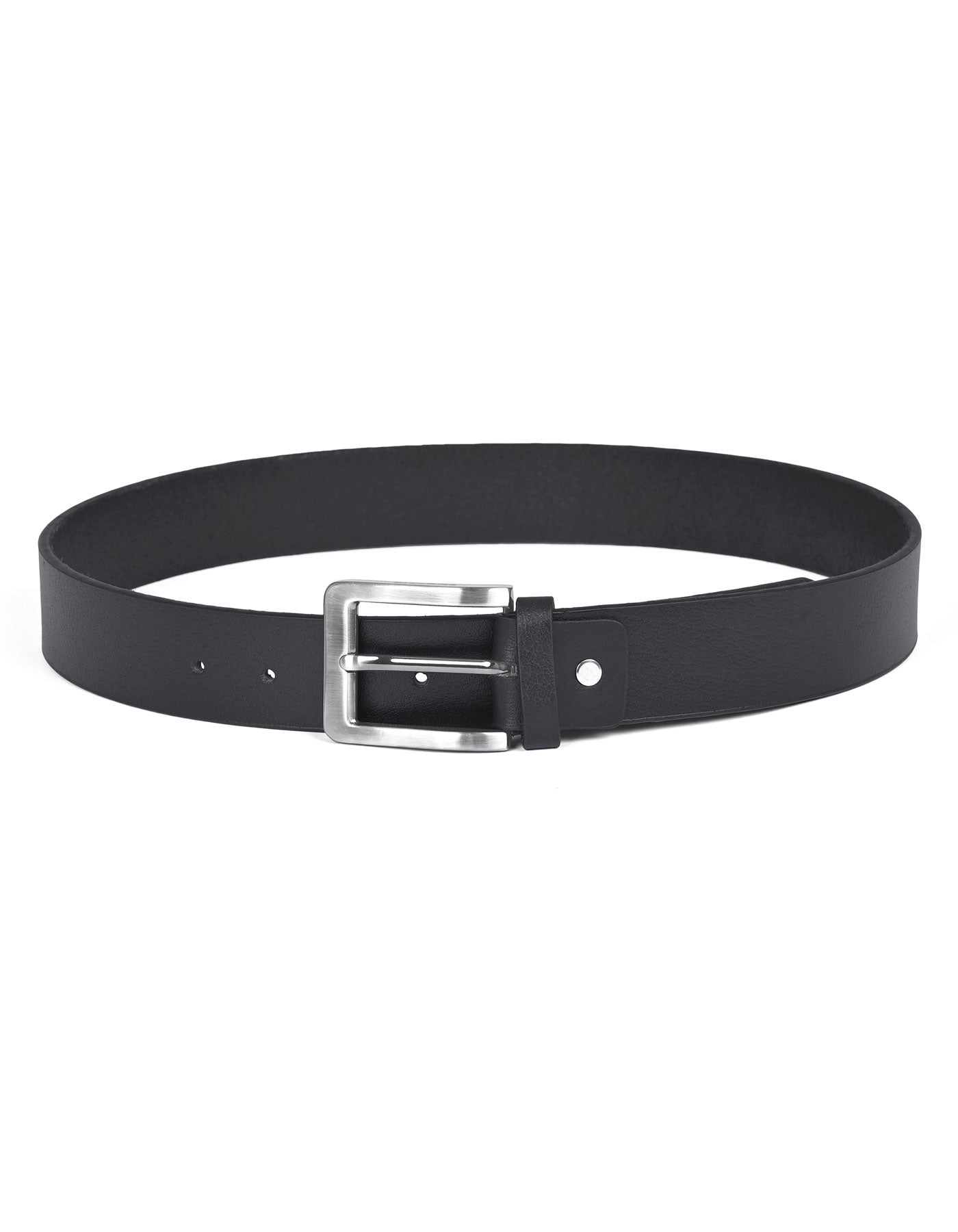 Black Plain Casual Belt